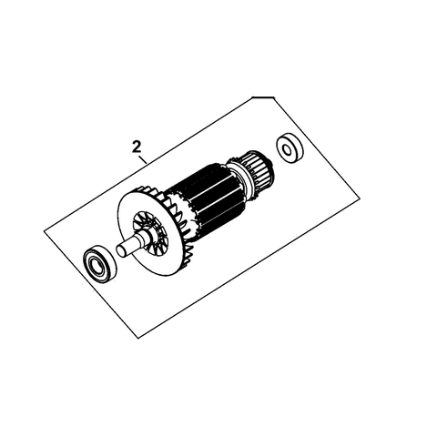 Rotor nguyên bộ dùng cho máy cưa gỗ Dewalt DWE561-B1 - No.2 N178804