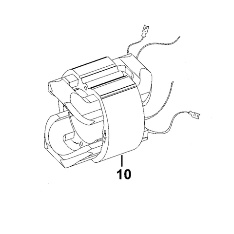 Bộ Stator dùng cho máy mài góc Dewalt D28490, D28491 - No.10 N310019