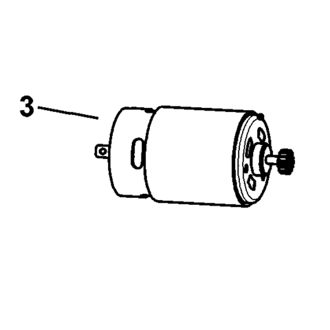 Rotor và trục dùng cho máy khoan pin Stanley SCH12-B1 - No.3 N457131