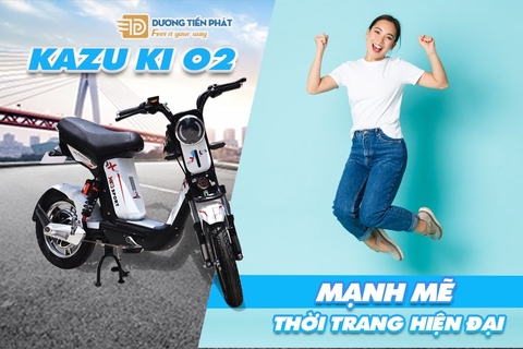 XE ĐẠP ĐIỆN KAZUKI O2 - MANG ĐẬM HƠI THỞ CUỘC SỐNG