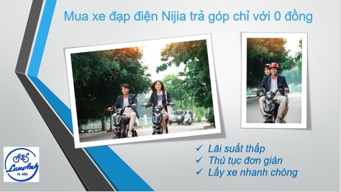 MUA XE ĐẠP ĐIỆN NIJIA TRẢ GÓP GÓI ƯU ĐÃI CHỈ VỚI 0 ĐỒNG