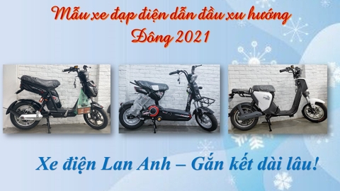 NHỮNG MẪU XE ĐẠP ĐIỆN DẪN ĐẦU XU HƯỚNG ĐÔNG 2021