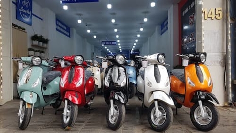 Mua xe máy điện Vespa trả góp trong vòng 15 phút tại Xe điện Lan Anh