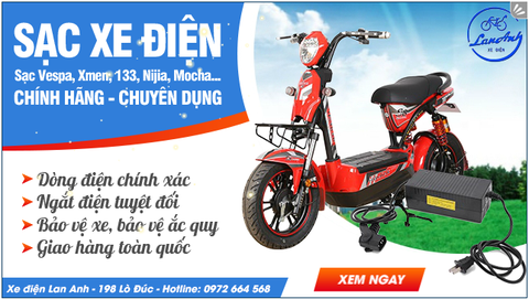 HƯỚNG DẪN SẠC BÌNH ẮC QUY XE ĐẠP ĐIỆN, XE MÁY ĐIỆN, XE ĐIỆN