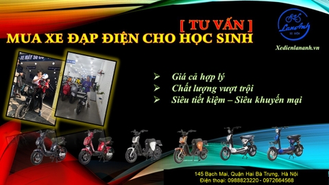 TƯ VẤN MUA XE ĐẠP ĐIỆN CHO HỌC SINH