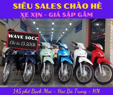 XE MÁY WAVE 50CC 2021 CHO HỌC SINH