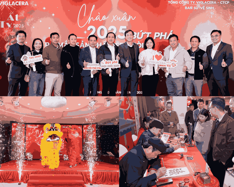 Viglacera cùng nhà phân phối ba miền khai xuân rộn ràng, vững vàng gắn kết