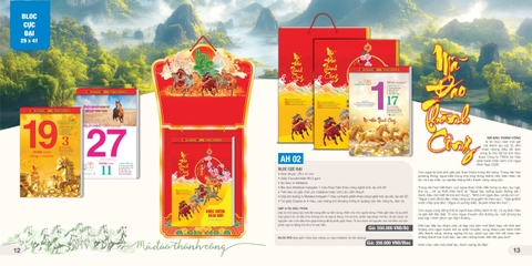 Lịch bloc cực đại AH AH02-AH03 29x41cm 2026