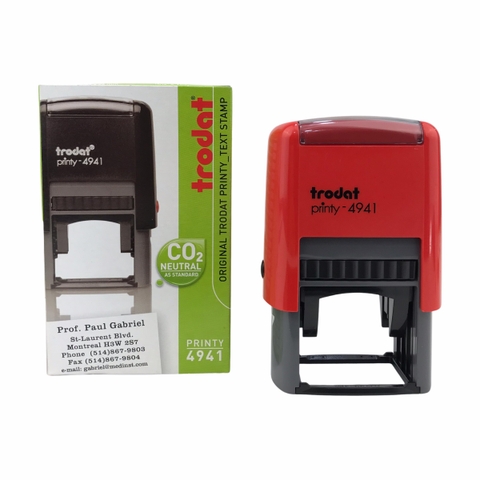 Dấu Trodat 4941 41x24mm đỏ