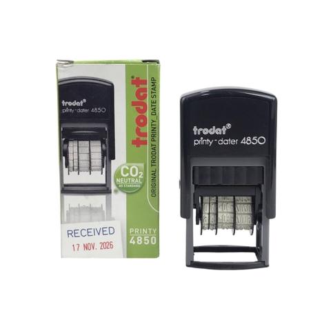 Dấu Trodat 4850 3.8x25mm xanh