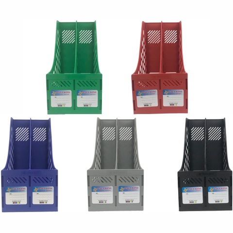Kệ hồ sơ 2 ngăn nhựa King-star Dataking-2N