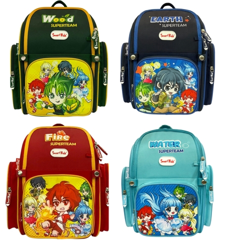 Balo chống gù Smart Kids Super Team