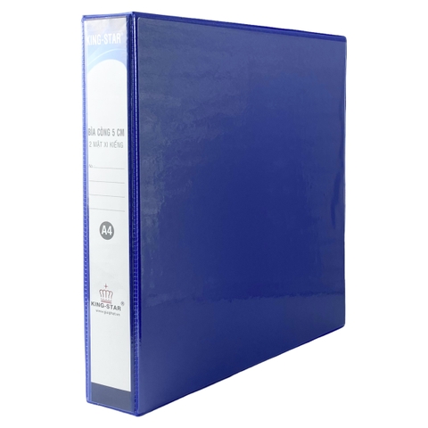 Bìa 3 còng 2 mặt si King-star 5cm