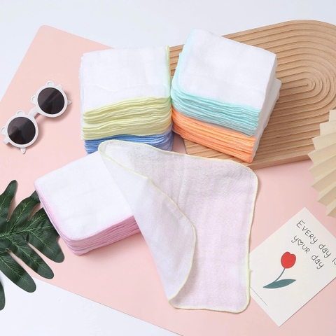 Khăn tay em bé vải mùng 25x25cm