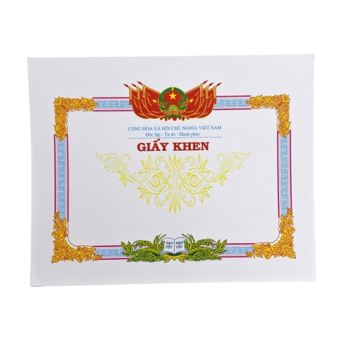 Giấy khen A4 không chữ (100)