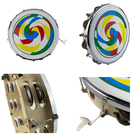 Trống lục lạc Tambourine 8 lỗ