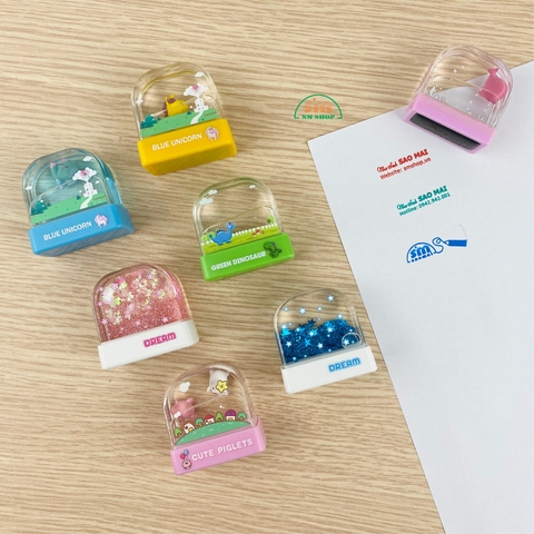 Dấu mực chìm (flash) Q1328 28x13mm có nội dung