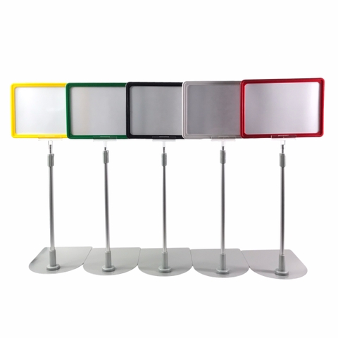 Bảng thông tin nhựa có chân JE001 150x210mm A5