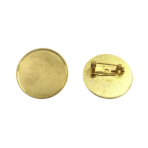 Phôi thẻ tên nhôm BT016 / BT017 gắn kim K004D vàng