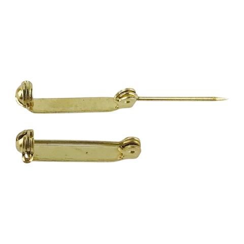 Kim cài inox xoay an toàn K011 20mm vàng [50] (1000)