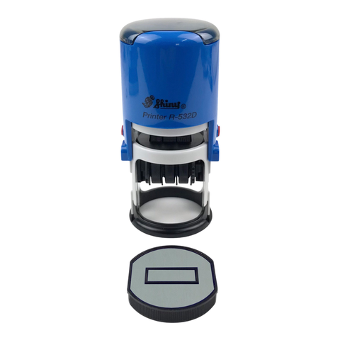 Dấu - Thẻ mực Shiny R532D Φ32mm trắng