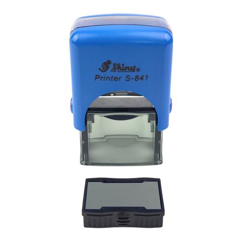 Dấu - Thẻ mực Shiny S841 26x10mm trắng