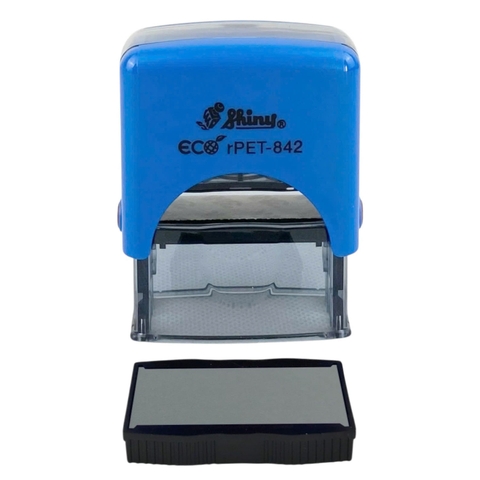 Dấu - Thẻ mực Shiny S842 38x14mm trắng