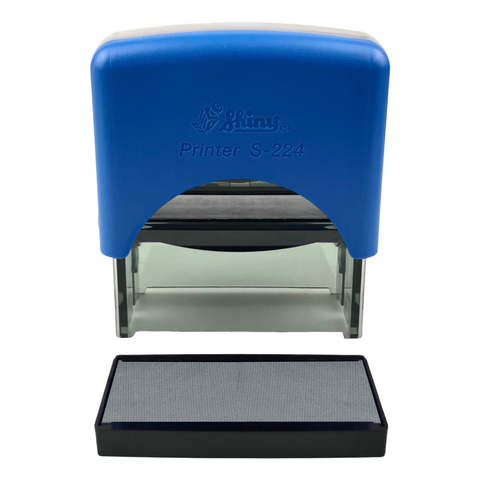 Dấu - Thẻ mực Shiny S224 58x22mm trắng