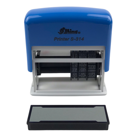 Dấu - Thẻ mực Shiny S314 25x10mm trắng