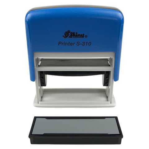 Dấu - Thẻ mực Shiny S310 54x13mm trắng