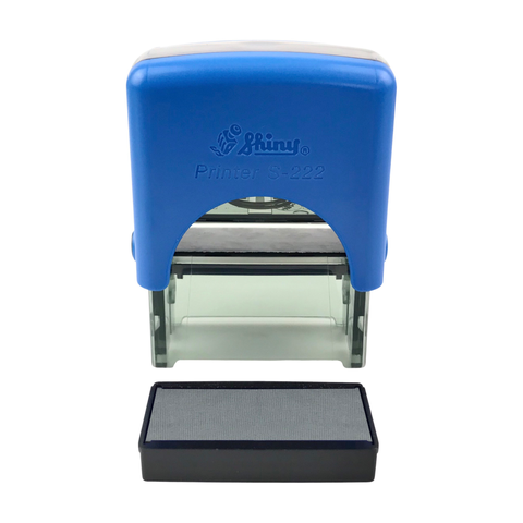 Dấu - Thẻ mực Shiny S222 38x14mm trắng