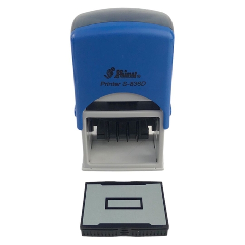 Dấu - Thẻ mực Shiny S827D 50x30mm trắng