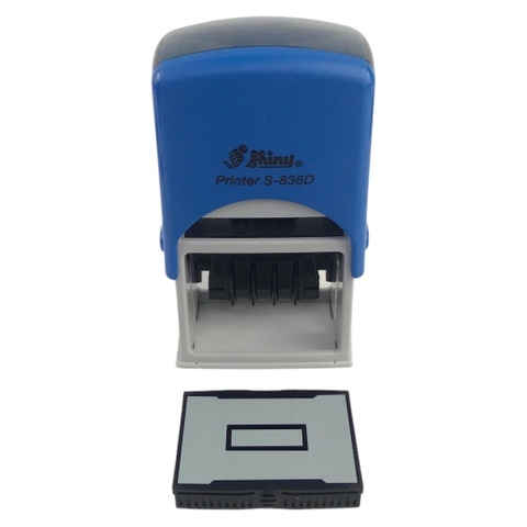 Dấu - Thẻ mực Shiny S836D 45x30mm trắng