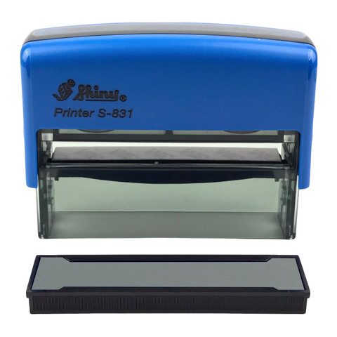 Dấu - Thẻ mực Shiny S831 70x10mm trắng