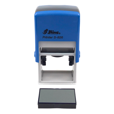 Dấu - Thẻ mực Shiny S826 41x24mm trắng