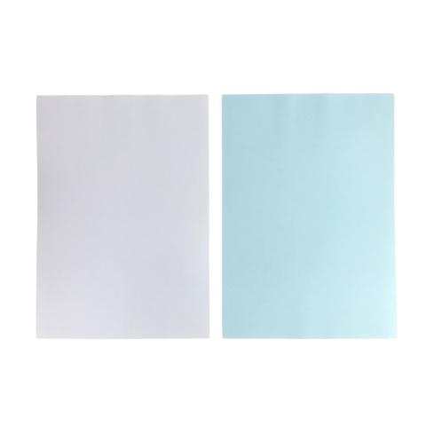 Giấy decal xanh 210x297mm 100 tờ A4