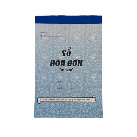 Hóa đơn bán lẻ NY 13x20cm 2 liên 50 bộ (10/100)