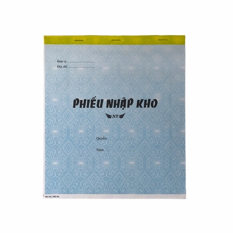 Phiếu nhập kho NY 20x25cm 3 liên 50 bộ không đế A4 (5/40)