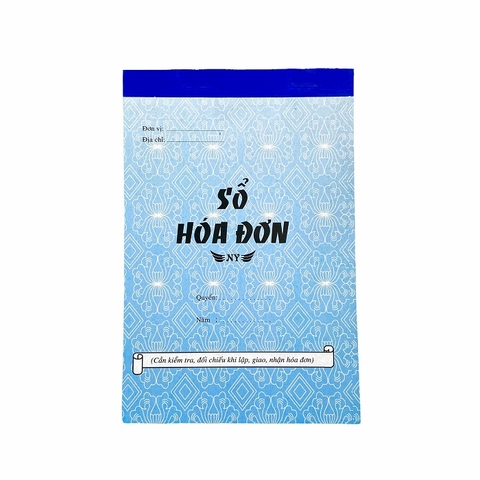 Hóa đơn bán lẻ NY 13x20cm 70gsm 1 liên 100 tờ  (10/50)