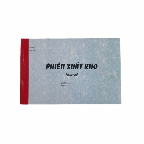 Phiếu xuất kho NY 13x20cm 3 liên 50 bộ không đế (5/100)