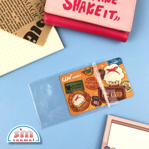 Bao đựng thẻ căn cước dẻo trong mỏng 5.3x8.5cm [4] (100)