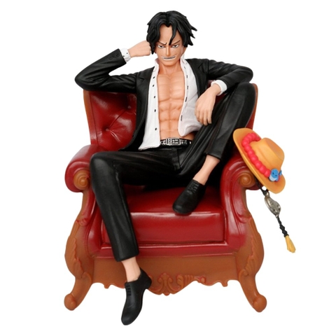 Mô hình One Piece 4891385 - Portgas D. Ace ngồi ghế