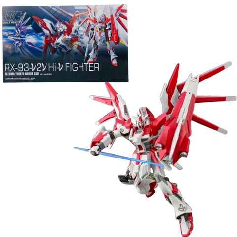 Mô hình Gundam HG 41292005 - RX-93-U2V Hi-V Fighter đỏ