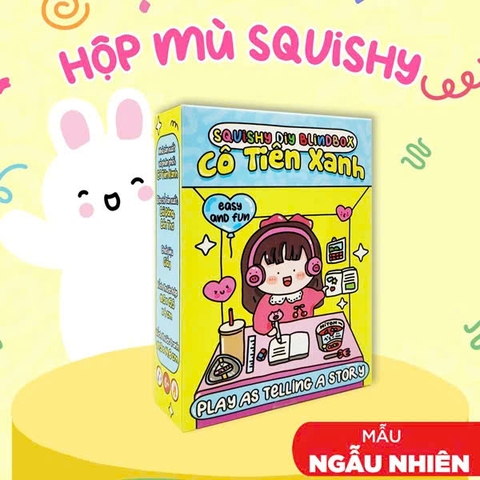 Hộp mù squishy cô tiên xanh