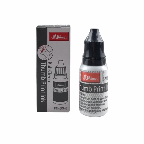 Mực lăn tay Shiny SMRC61 15ml đen