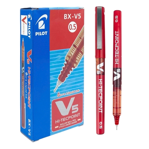 Bút gel Pilot BX-V5 đỏ (12)