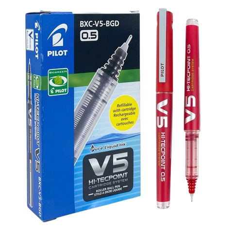 Bút gel Pilot BXC-V5 đỏ (12)