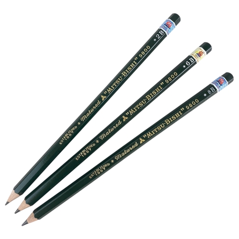 Bút chì gỗ UNI Mitsubishi 9800 (12)