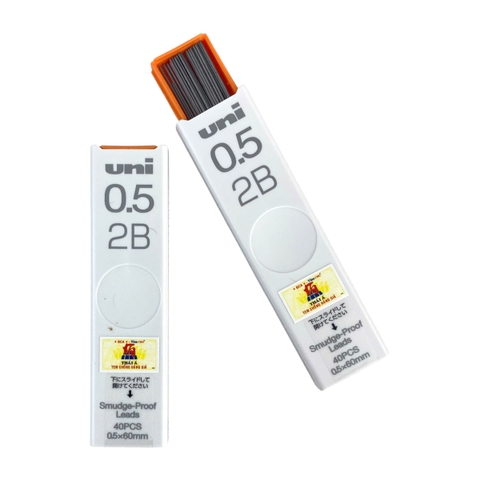 Ngòi chì Uni 0.5mm 2B  (10)