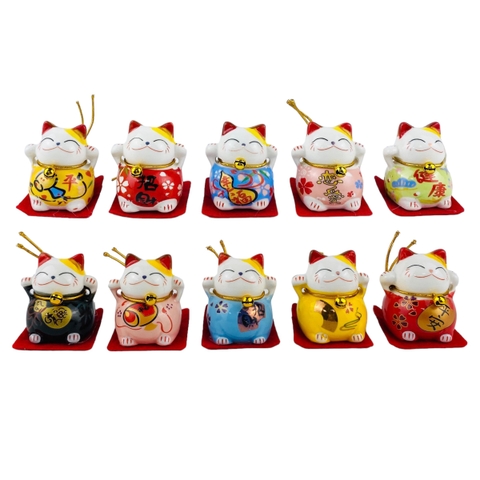 Mèo may mắn mini AL 415269 3.5x3.5x4cm